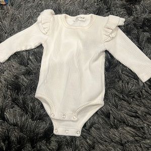 Arabella and Rose bodysuit ruffle sleeve